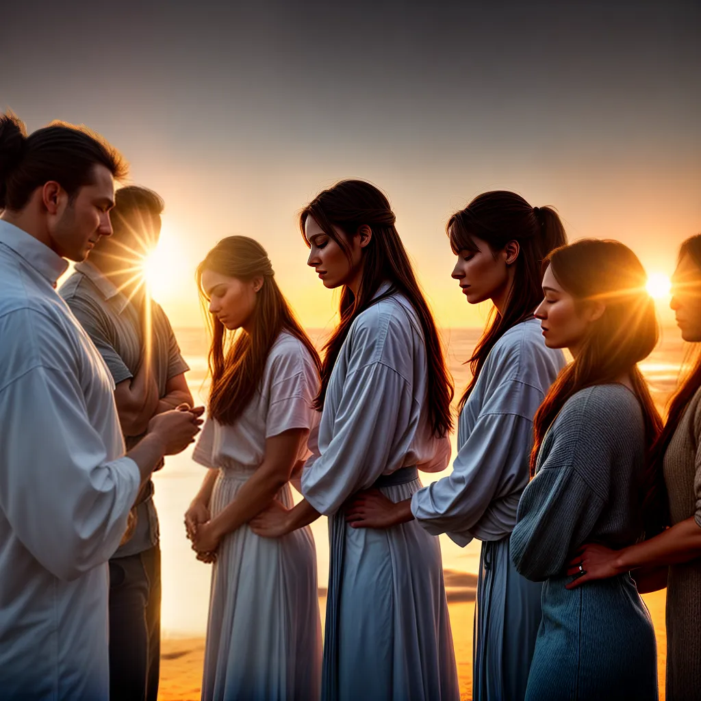 Como escolher uma turma cristã sólida para fazer parte 7 Fotos circulo oracao luz dourada