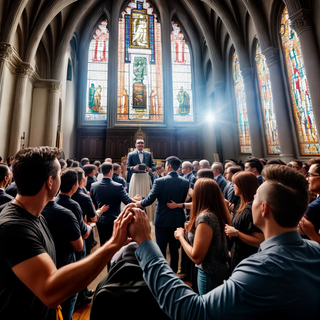 Trabalho em equipe na igreja: como fortalecer a unidade. 6 Fotos circulo uniao igreja construcao