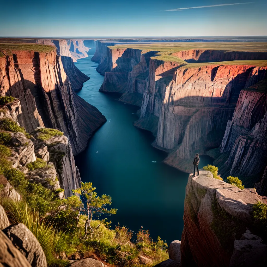 Fotos cliff abismo queda espiritual