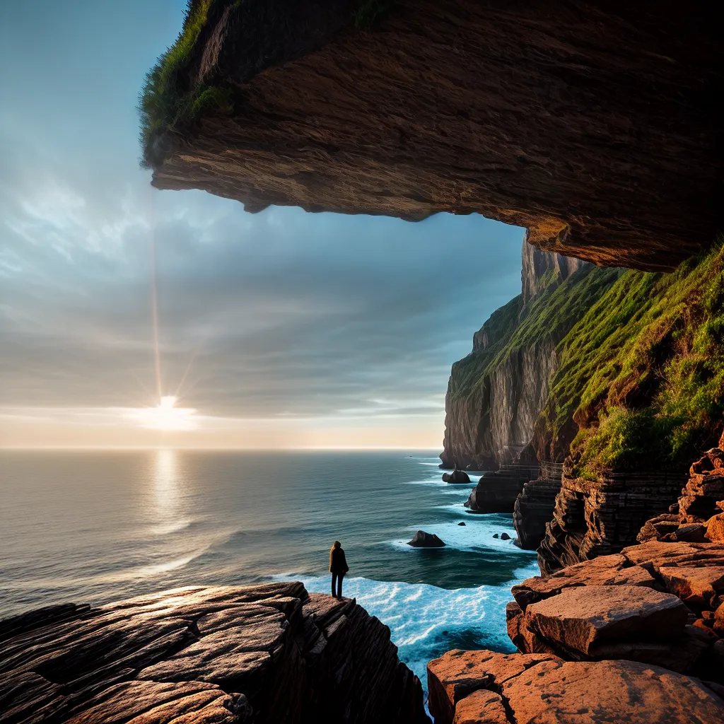 Do pecado à Redenção: entenda o processo de Salvação 6 Fotos cliff mar oceano ceu luz redencao