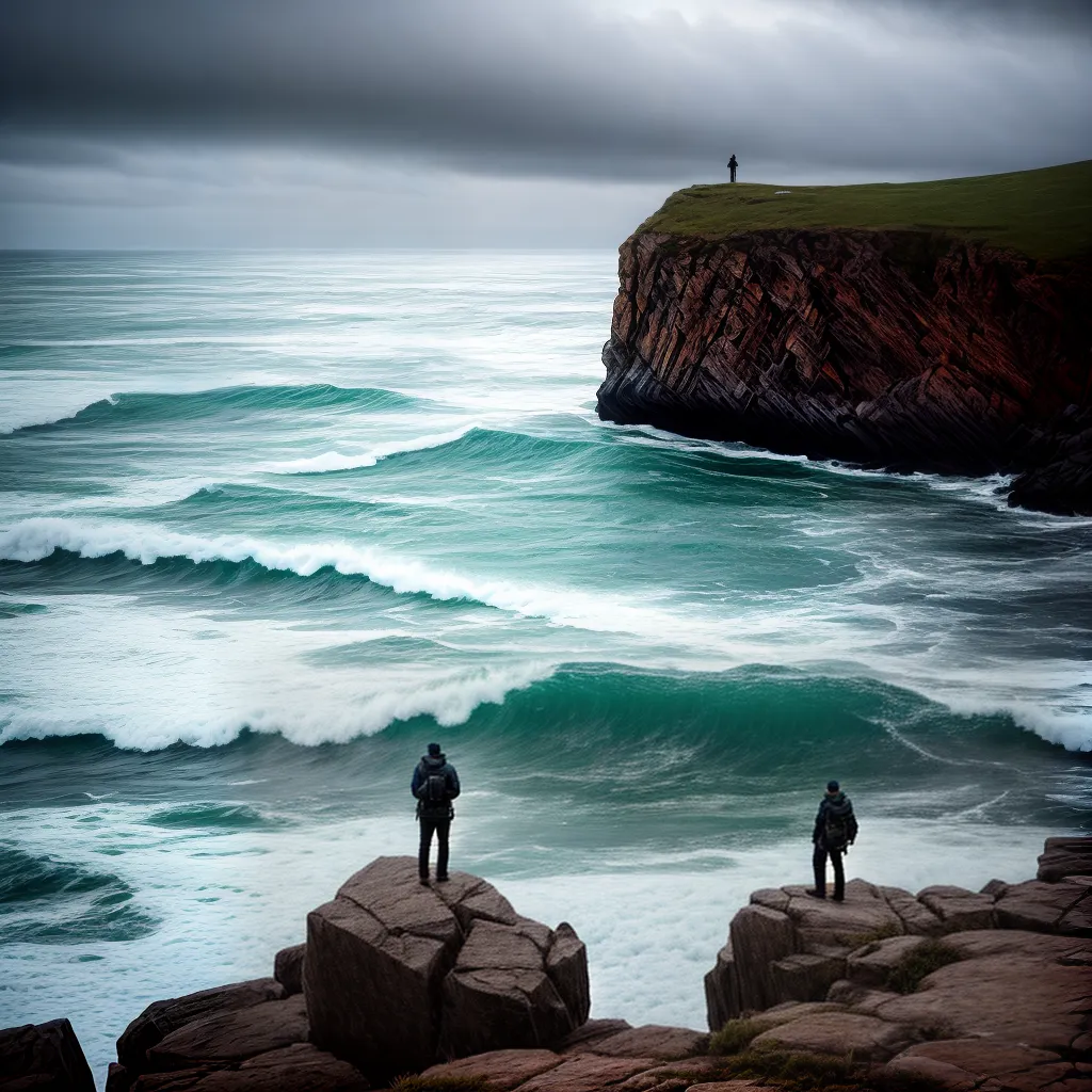 Como Encontrar Segurança em Tempos de Desejo e Incerteza 6 Fotos cliff oceano temporal pessoa corda sol
