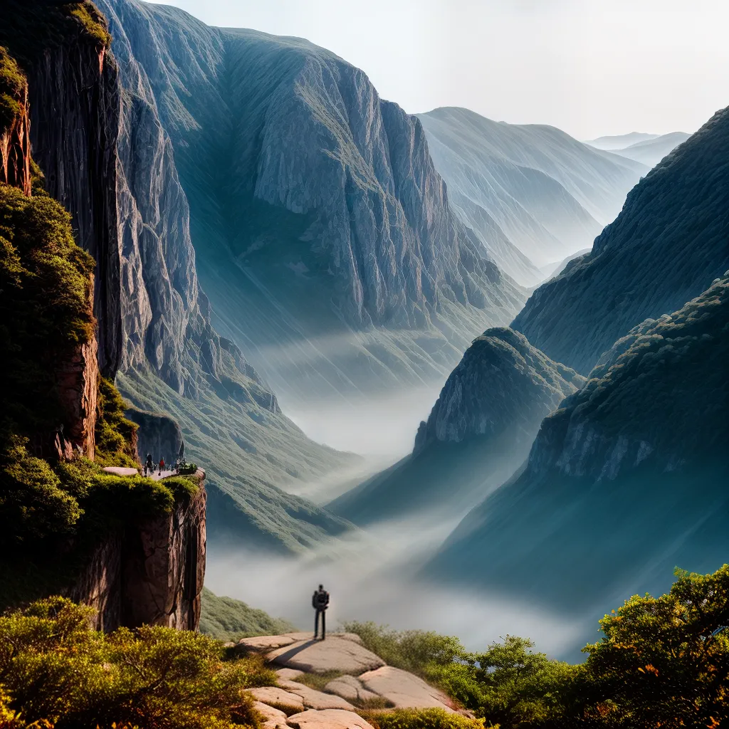 Reflexão e resiliência: superando as adversidades com fé 8 Fotos cliff paisagem determinacao fe