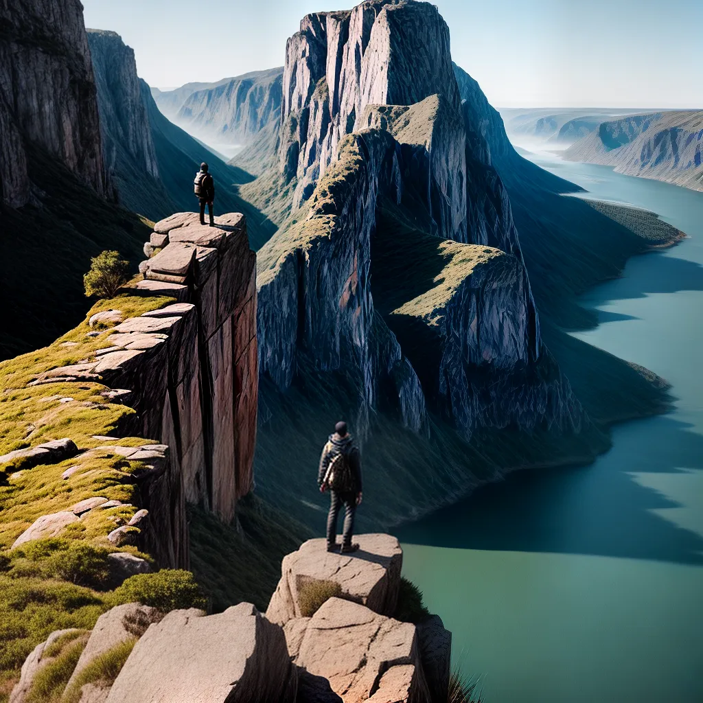 O Papel da Fé na Busca por Respostas Espirituais. 7 Fotos cliff paisagem fe surrender