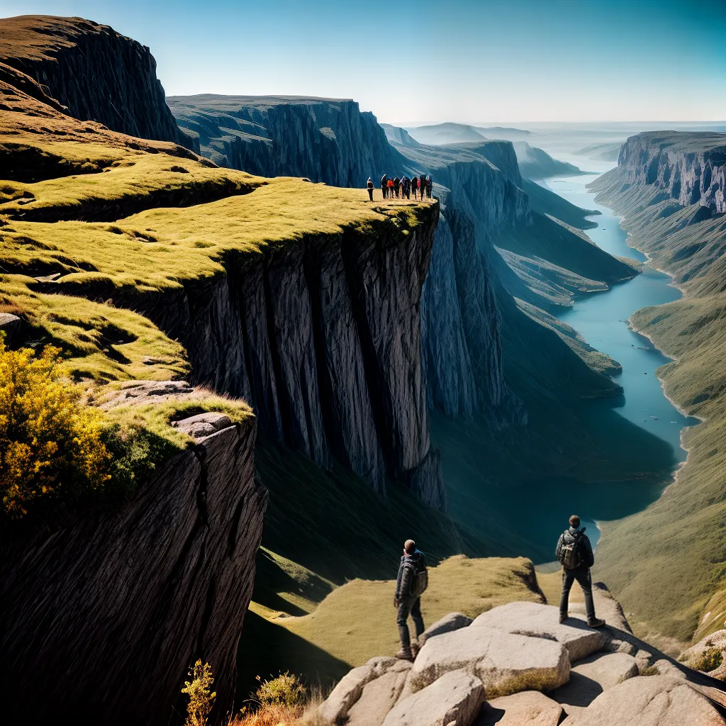 Título 3: Os Benefícios do Aprofundamento na Fé Cristã para o Progresso Pessoal 9 Fotos cliff paisagem sol biblia fe