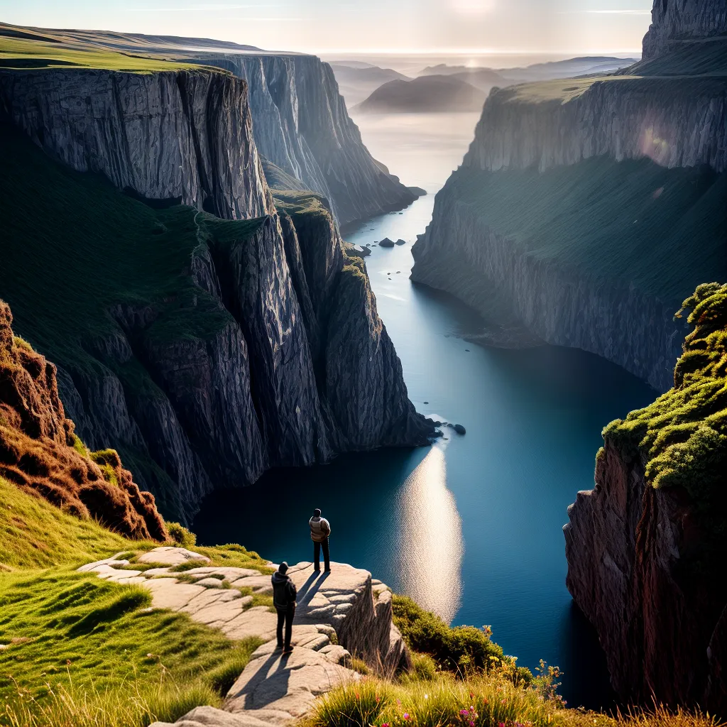 Orientação Divina: Como Encontrar o Propósito Celeste para Sua Vida. 8 Fotos cliff paisagem sol paz
