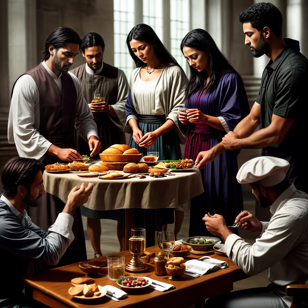 Fotos comunhao crista pao vinho mesa