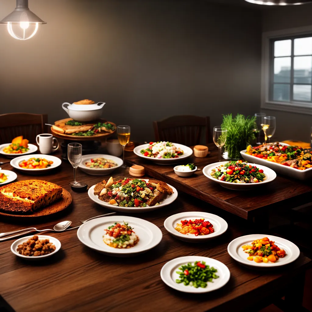 Comida e comunhão: a mesa como símbolo de união na igreja 8 Fotos comunhao mesa cheia igreja