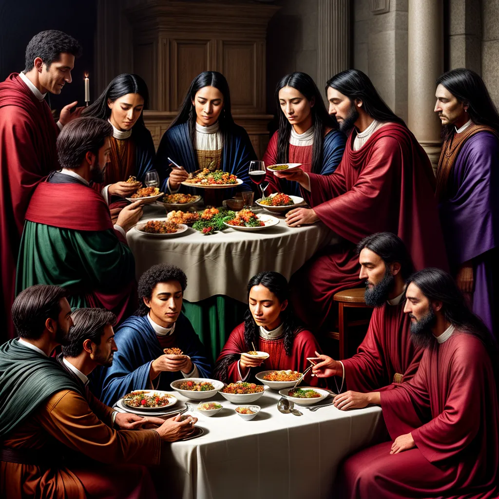 Fotos comunhao pao vinho mesa comunidade