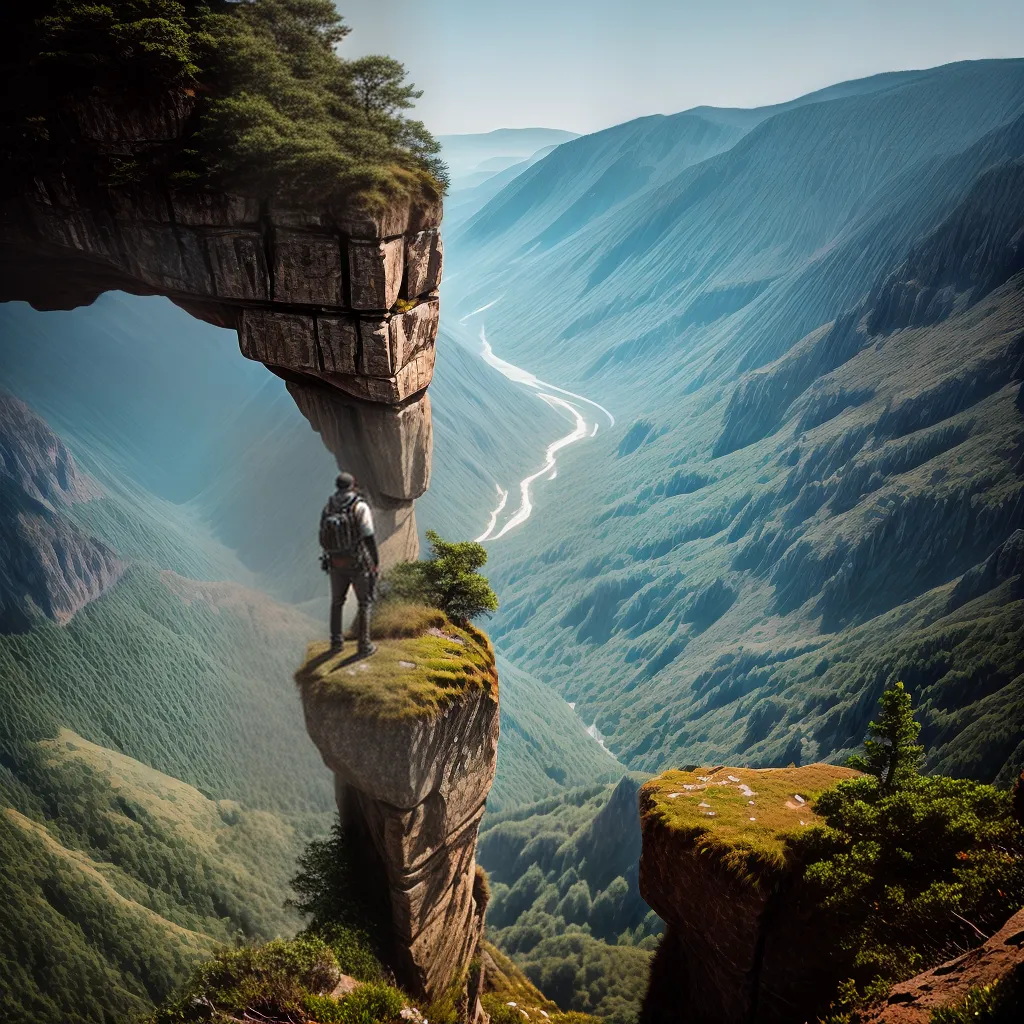 Fé inabalável: como cultivar e fortalecer sua fé. 7 Fotos confianca coragem paisagem cliff