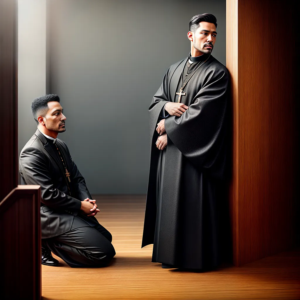 A importância da Confissão para a Reconciliação com Deus. 7 Fotos confissao arrependimento padre guia