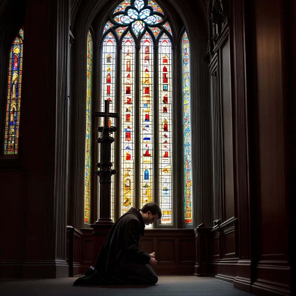 Fotos confissao perdao padre arrependimento 1