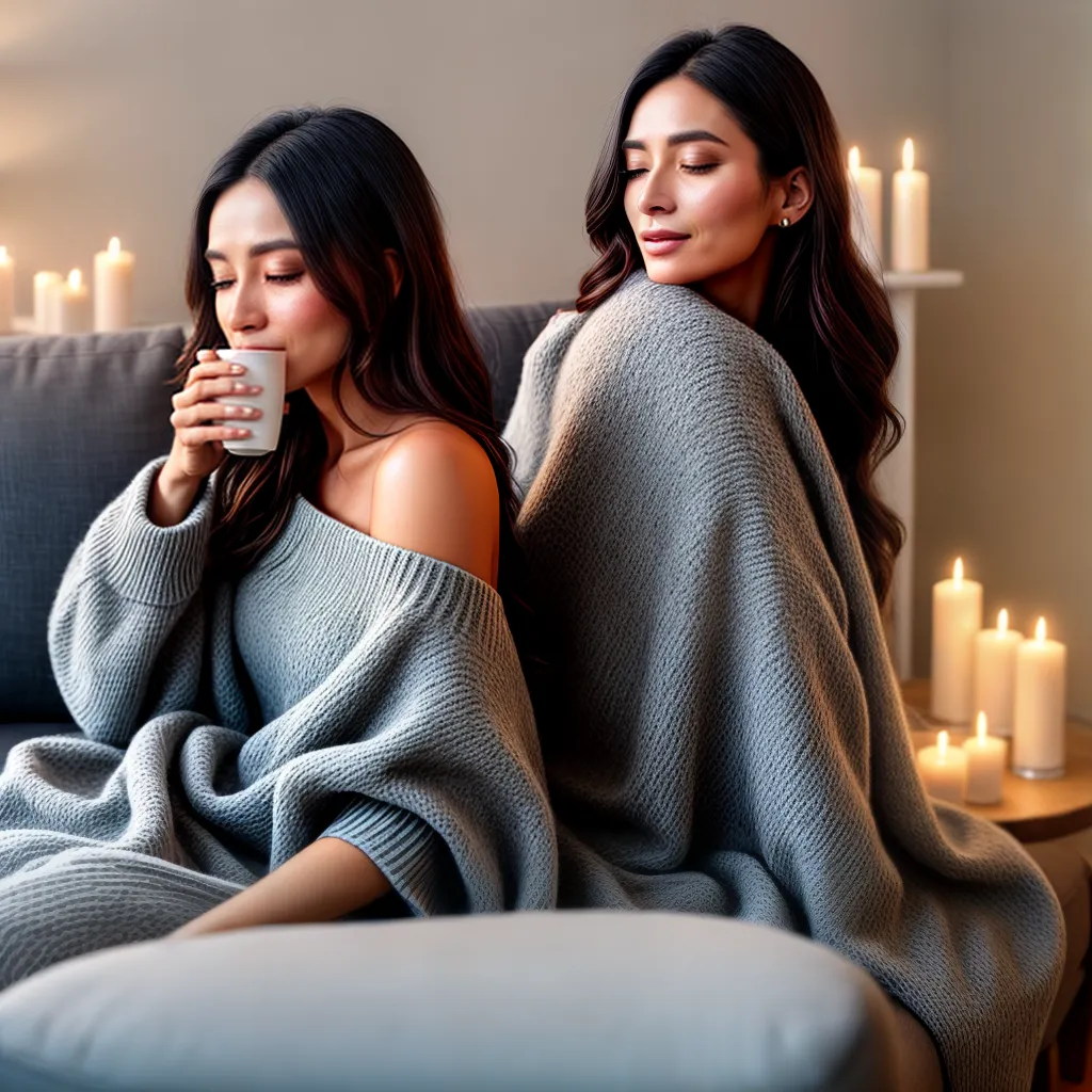 Como encontrar conforto em tempos difíceis 8 Fotos conforto sofa manta cha