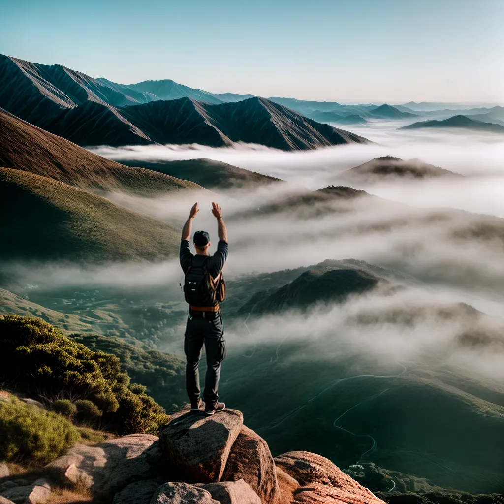 Fotos conquista cume inspiracao paisagem