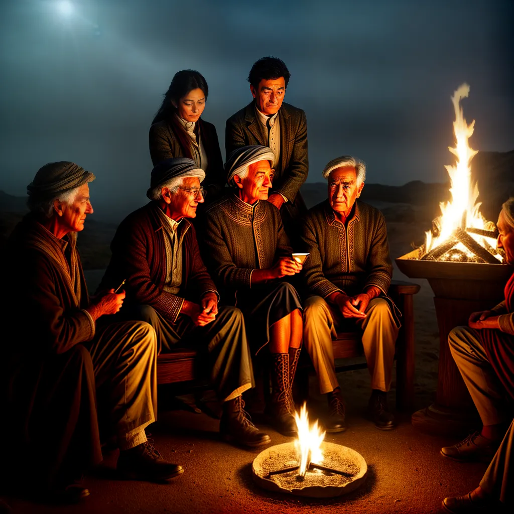 Contando Histórias Bíblicas 8 Fotos contos biblicos criancas fogueira