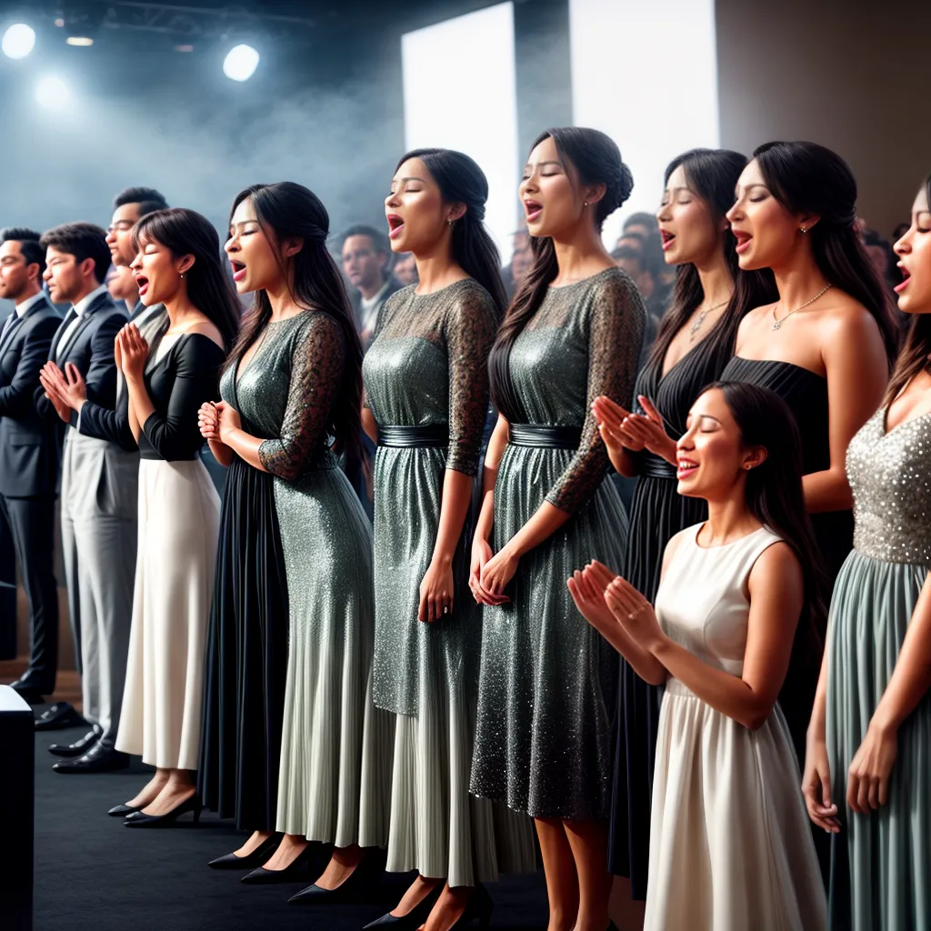 Fotos coral adoracao harmonia poder