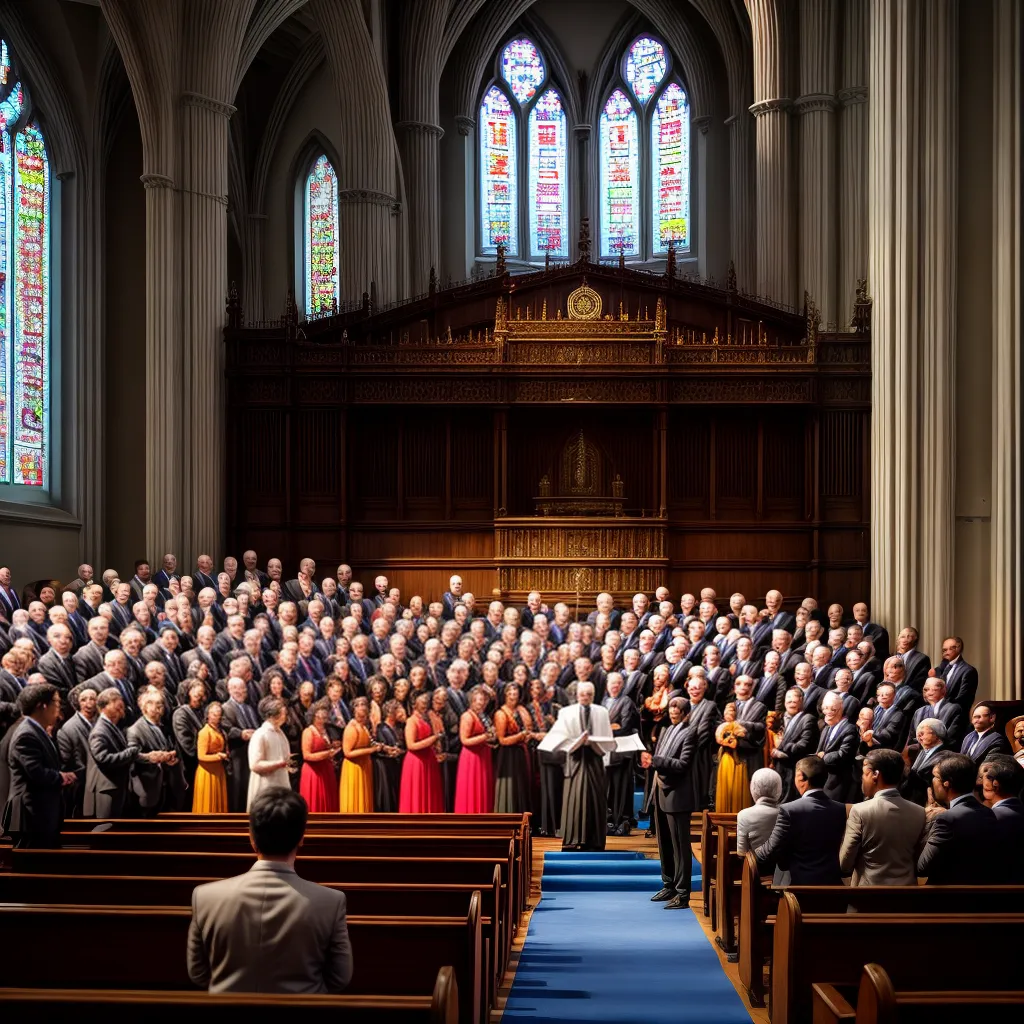 Fotos coral louvor igreja musica