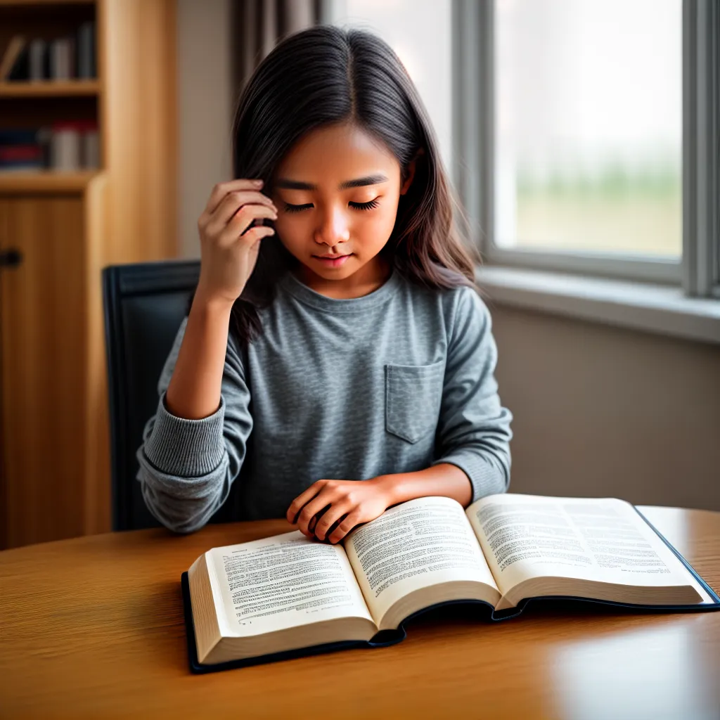 Fotos crianca leitura biblia educacao crista