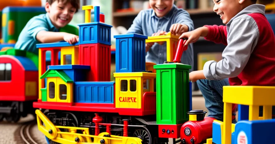 Fotos criancas brincando trem ministerio