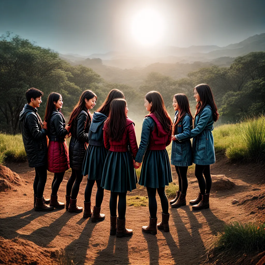 Fotos criancas circulo biblia luz fe