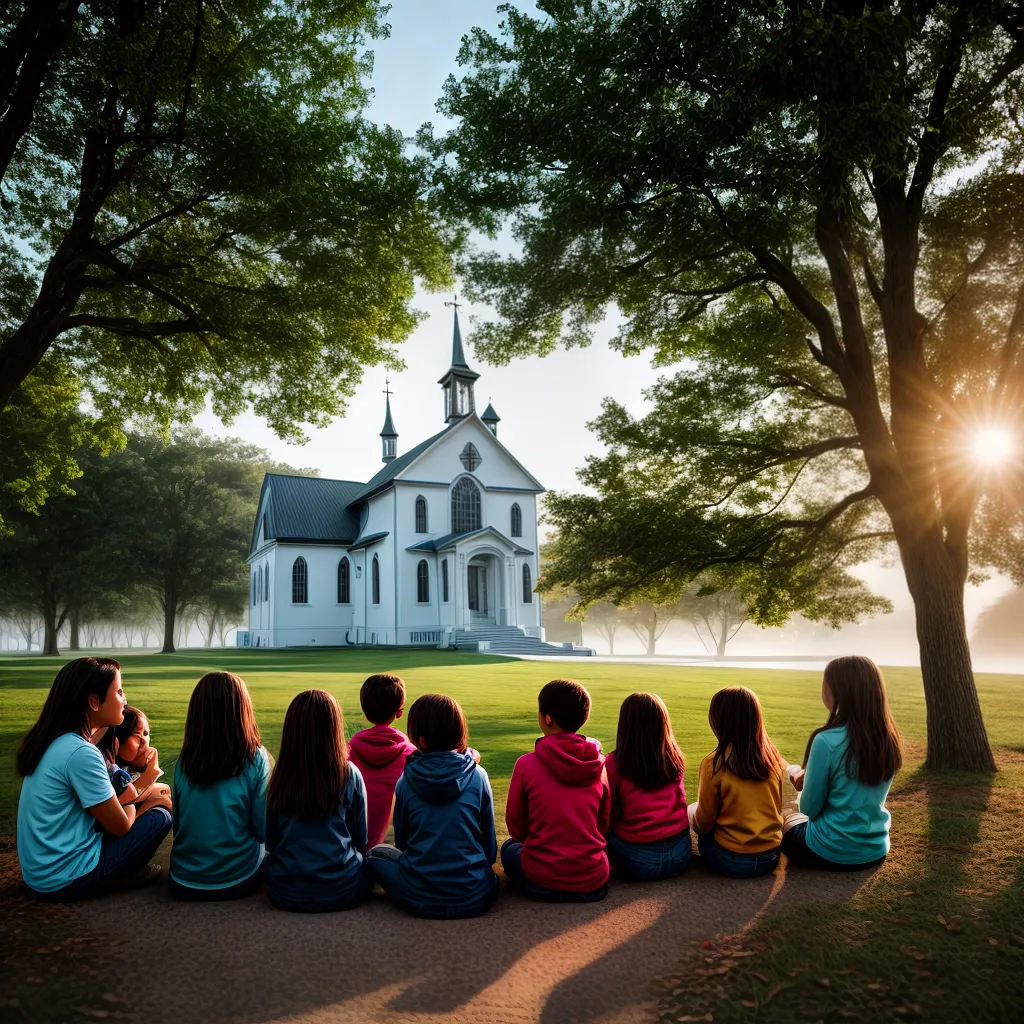 Por Que a Evangelização de Crianças é Importante para a Igreja 8 Fotos criancas circulo igreja fe