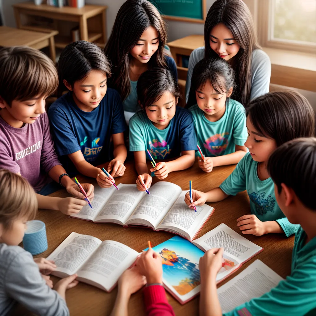 Aprendizado cristão para crianças: histórias bíblicas e brincadeiras divertidas 6 Fotos criancas circulo professora biblia atividade