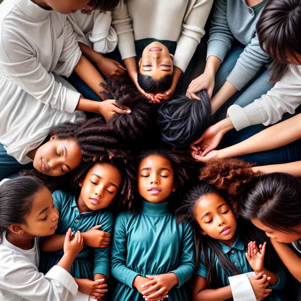 A importância da Devoção na Educação Cristã Infantil. 6 Fotos criancas oracao circulo fe