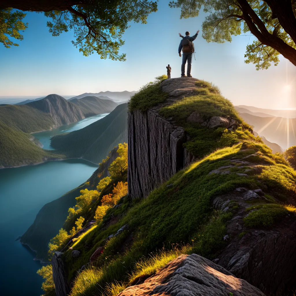 Fotos cristo montanha vista natureza alegria