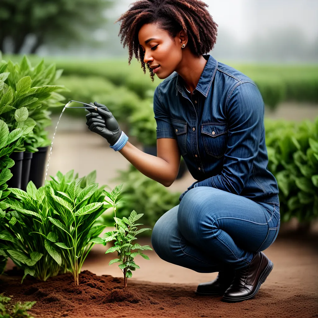 Fotos cuidado discipulado jardineiro plantinha