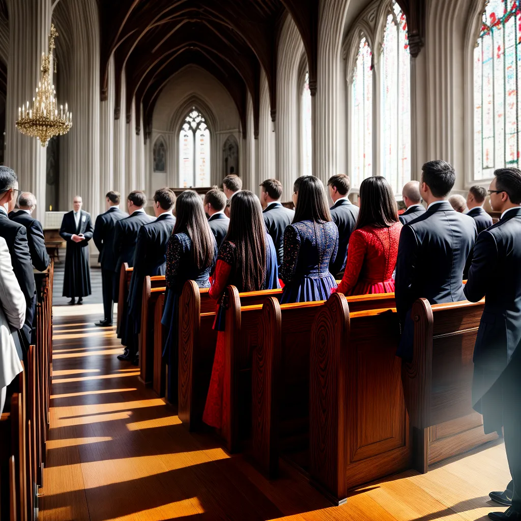 Por que a solenidade é importante na adoração cristã 6 Fotos culto domingo igreja coro reverencia
