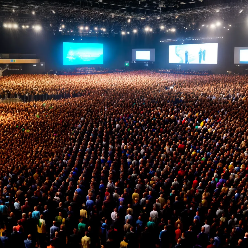 Por que o neopentecostalismo está ganhando espaço no Brasil 8 Fotos culto megachurch brasil bandeiras
