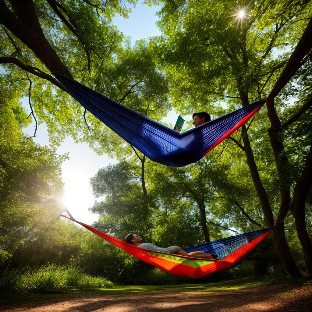 Fotos descanso hammock leitura natureza paz
