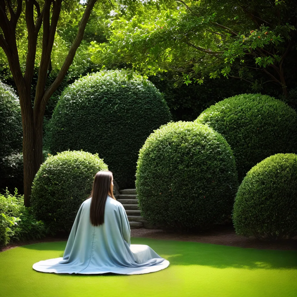 Fotos descanso jardim silencio oracao