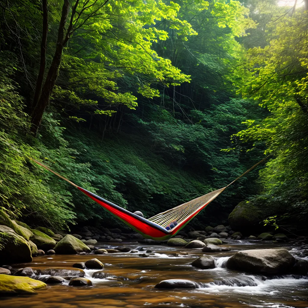 Fotos descanso natureza riacho hamac