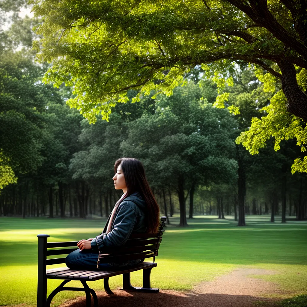 Fotos descanso parque arvores paz