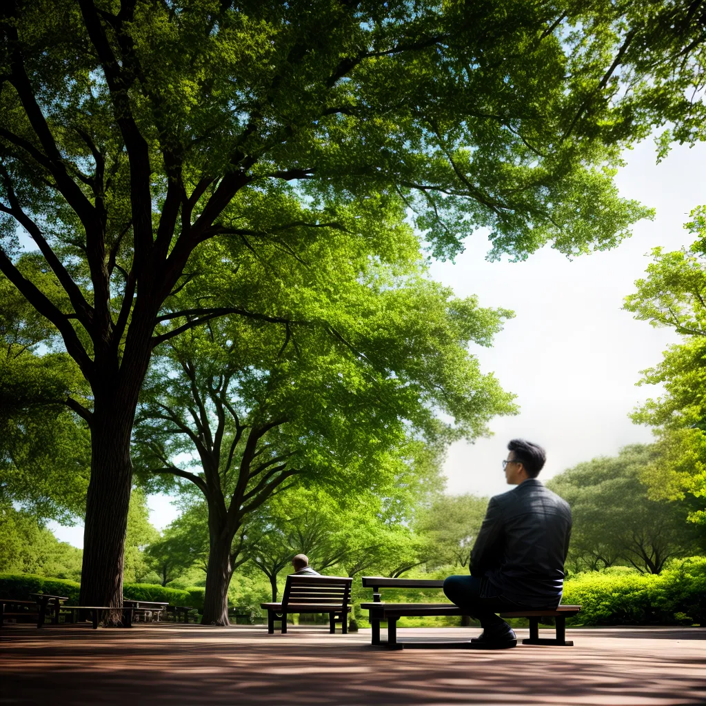 Fotos descanso parque benches natureza