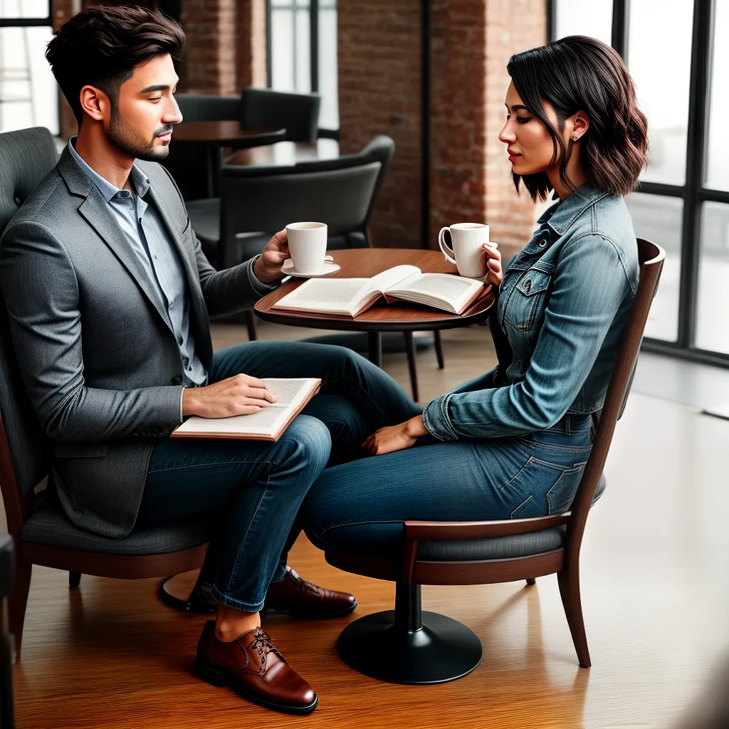 Fotos discipulado mesa cafe conversa