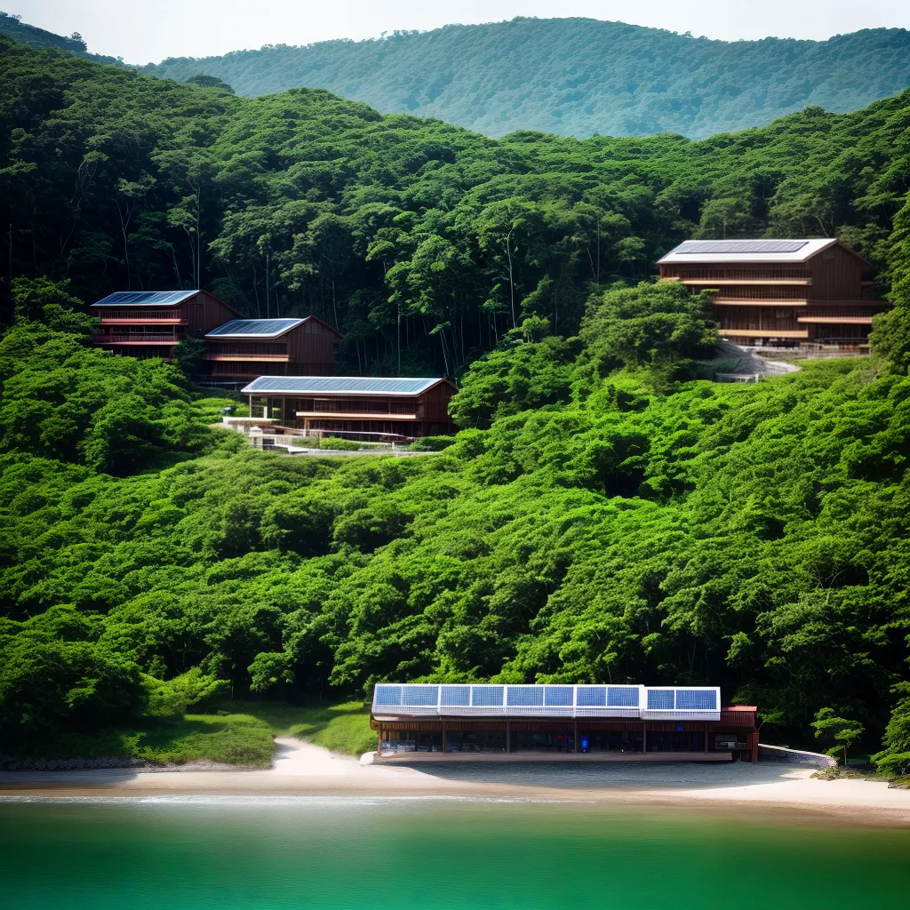 Fotos eco hotel sustentavel natureza