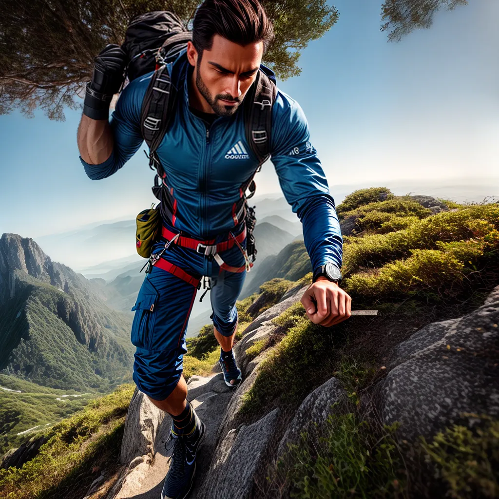 Fotos escalada desafio determinacao caminho pico