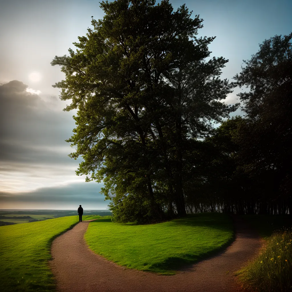 Como desenvolver o discernimento para tomar decisões sábias. 7 Fotos escolha caminho sol tempestade