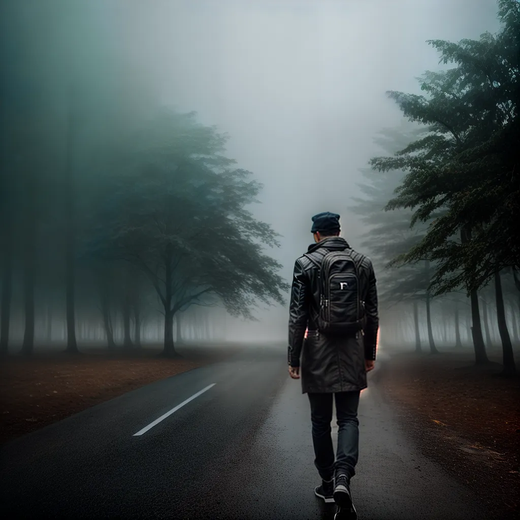 Fotos escolha duvida caminho nebuloso