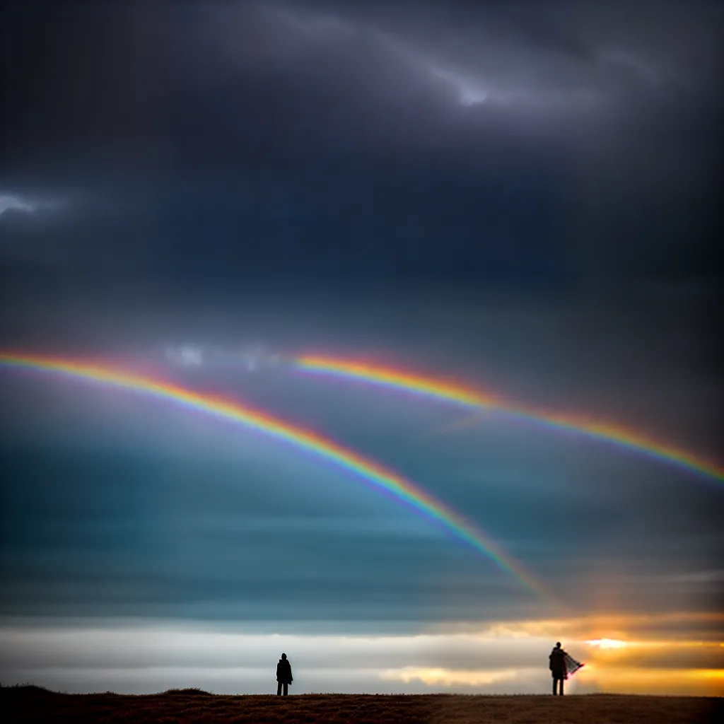 Como encontrar esperança em tempos difíceis de crise financeira e desemprego 6 Fotos esperanca ceu tempestade luz arcoiris