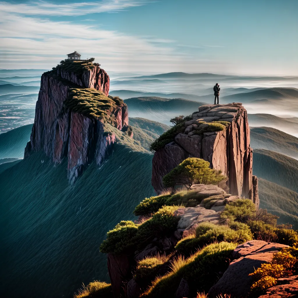 Fotos esperanca paisagem sol cliff