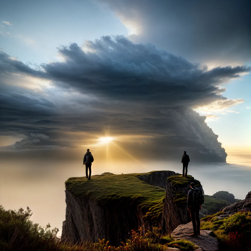 Como fortalecer sua FÉ em tempos difíceis de crise 7 Fotos esperanca sol nuvens abismo