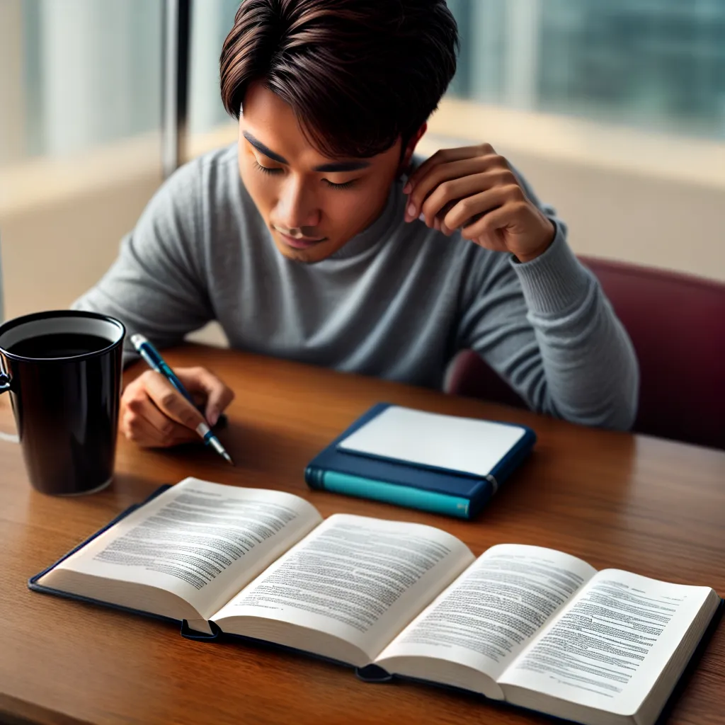 Fotos estudo biblico foco materiais