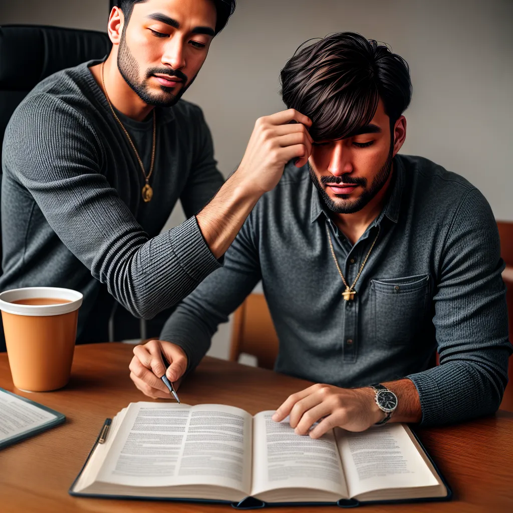 Como estudar a Bíblia sozinho? 9 Fotos estudo biblico mesa livros pensamentos