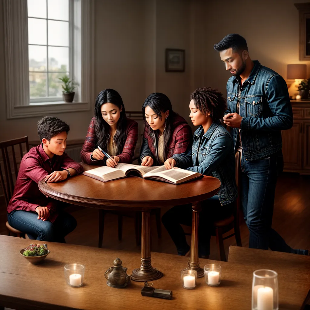 Como ensinar valores cristãos às crianças em família. 7 Fotos familia biblia discussao ensino valores