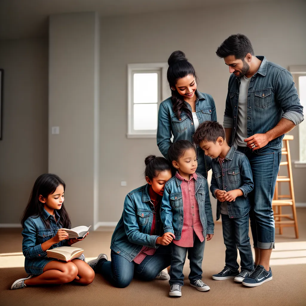 Fotos familia biblia ensino fe criancas