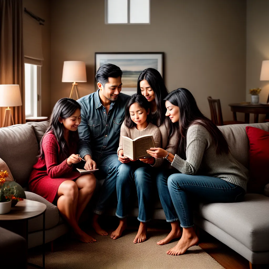 Como encorajar os fiéis a educar seus filhos na palavra de Deus. 6 Fotos familia biblia leitura lar paz