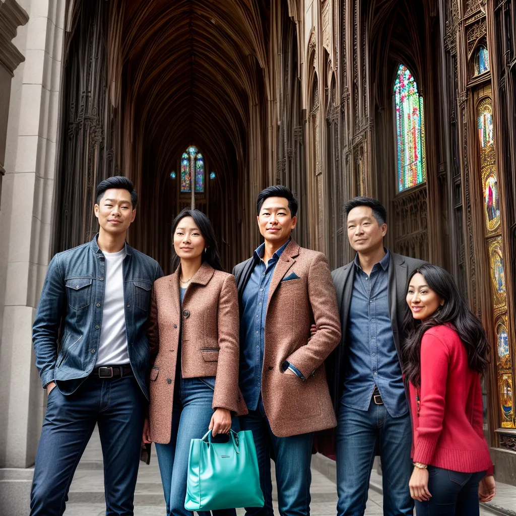 Fotos familia catedral guia criancas rua