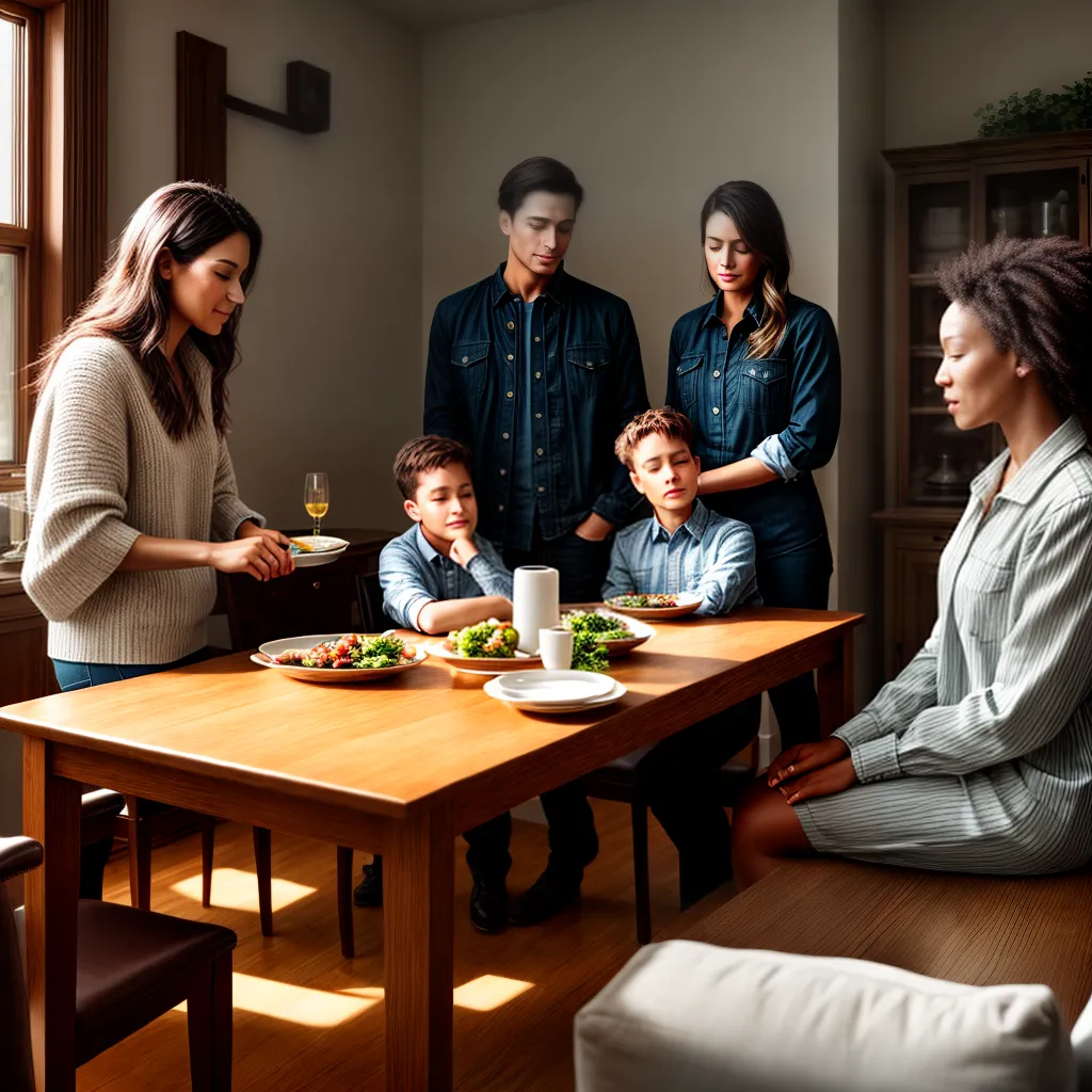 Tradição e costumes: como manter as raízes cristãs em tempos modernos 7 Fotos familia ceia graca fe tradicao
